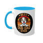 Best Dog Dad Ever - Circle - Colorful Mugs, 11oz