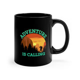 Adventure Is Calling - Sunset - 11oz Black Mug