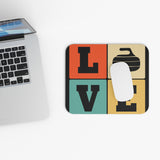 Love - Curling - Mouse Pad (Rectangle)