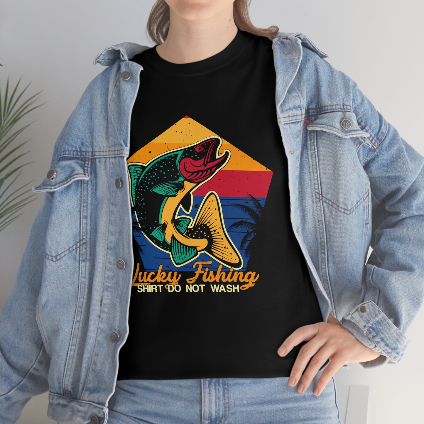 Lucking Fishing Shirt - Unisex Heavy Cotton Tee