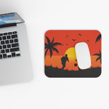 Soccer - Sunset On The Beach - Mouse Pad (Rectangle)