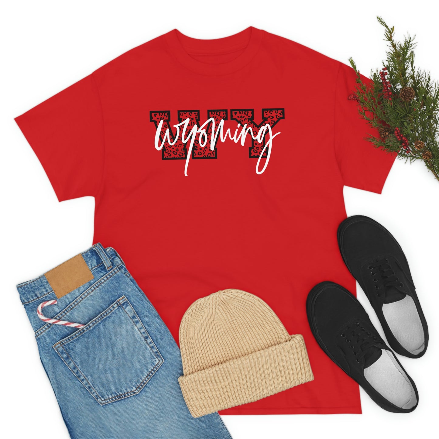 Wyoming - WY - Unisex Heavy Cotton Tee