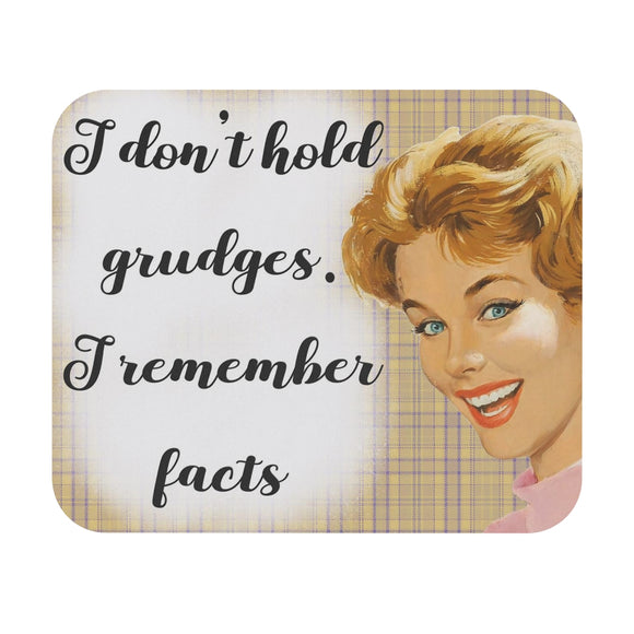 Retro Housewife - I Don't Hold Grudges - Mouse Pad (Rectangle)