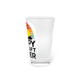 Happy Aircraft Owner - Retro - Pint Glass, 16oz
