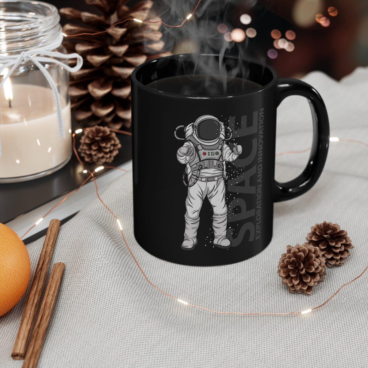 Astronaut - Space - 11oz Black Mug