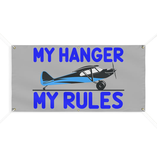 My Hanger - My Rules - 48" x 24" Matte Banner