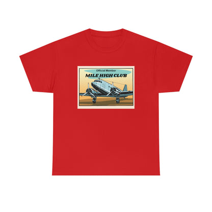 Mile High Club - DC3 - Unisex Heavy Cotton Tee