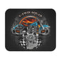 V-Twin Squad - Blue - Mouse Pad (Rectangle)