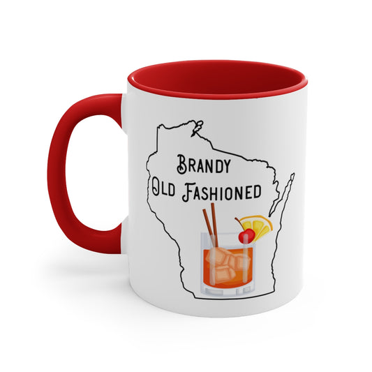 Wisconsin Brandy Old Fashioned - Accent Coffee Mug, 11oz