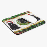 Black Cat Christmas - Mouse Pad (Rectangle)