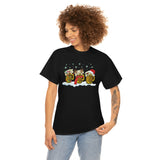 Three Beers For Christmas - Unisex Heavy Cotton Tee