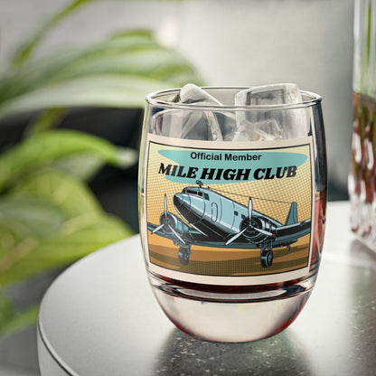 Mile High Club - DC3 - Whiskey Glass