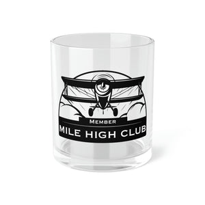 Mile High Club - Biplane - Black - Bar Glass