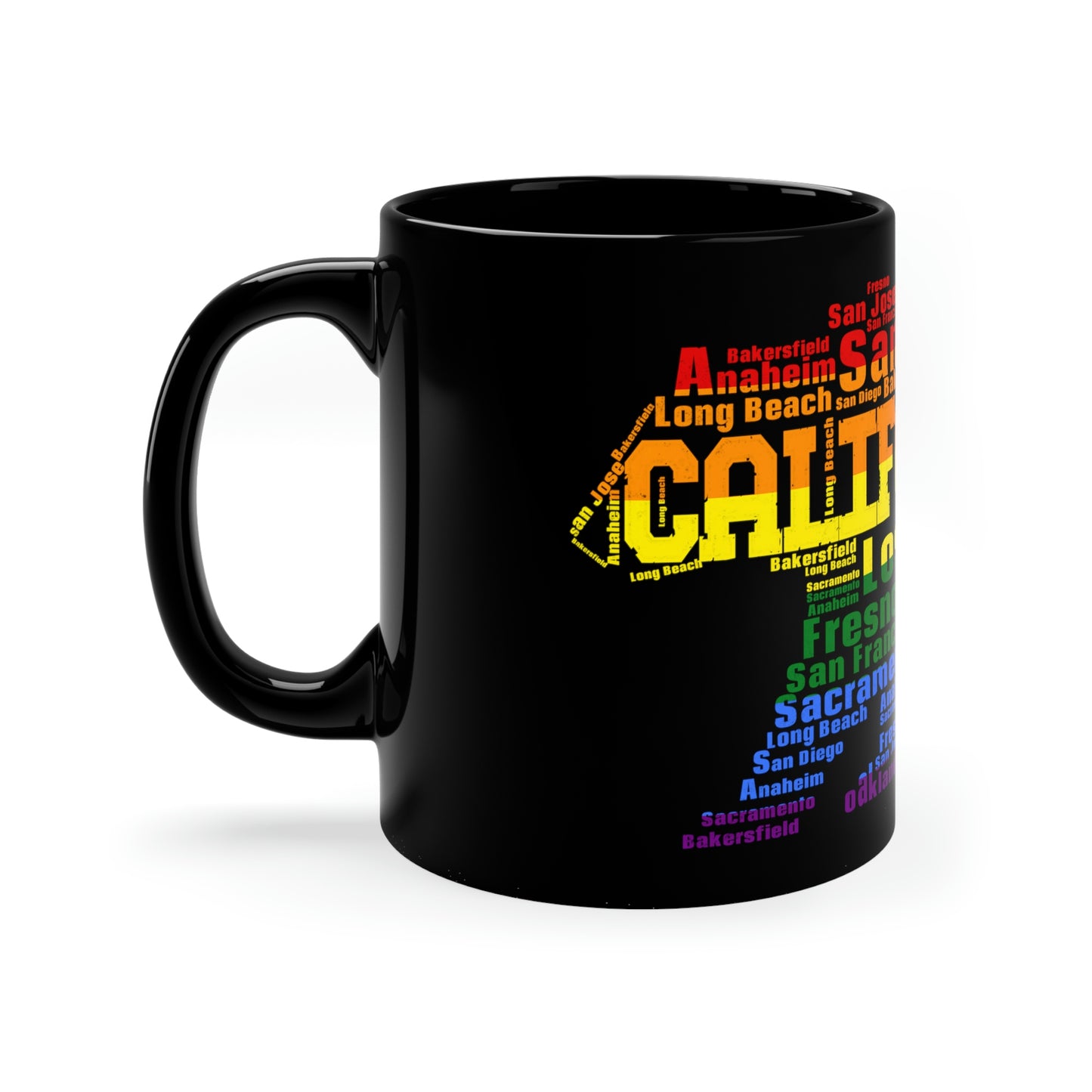 California Bear - Pride - 11oz Black Mug