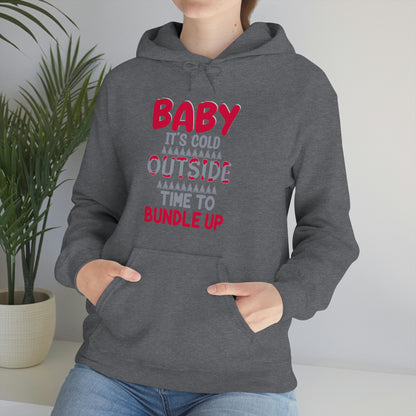 Time To Bundle Up - Unisex Heavy Blend™ Hooded Sweatshirt