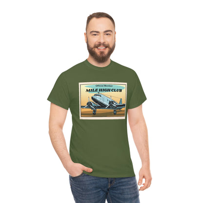 Mile High Club - DC3 - Unisex Heavy Cotton Tee