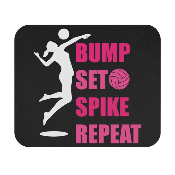 Bump - Set - Spike - Repeat - Mouse Pad (Rectangle)
