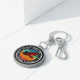 Just Relax - Flying Time - Biplane - Keyring Tag