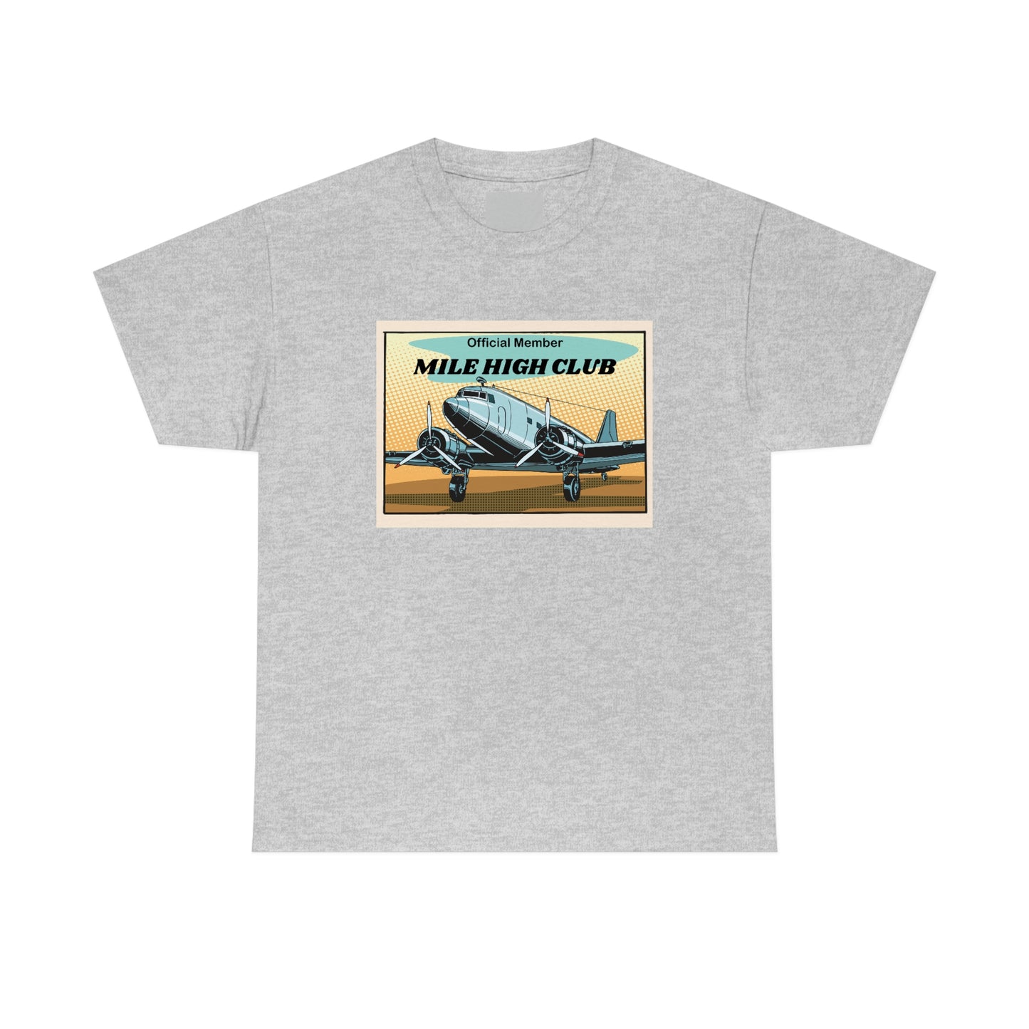 Mile High Club - DC3 - Unisex Heavy Cotton Tee