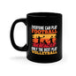 Everyone Can Play Football - Only The Best Play Volleyball - 11oz Black Mug