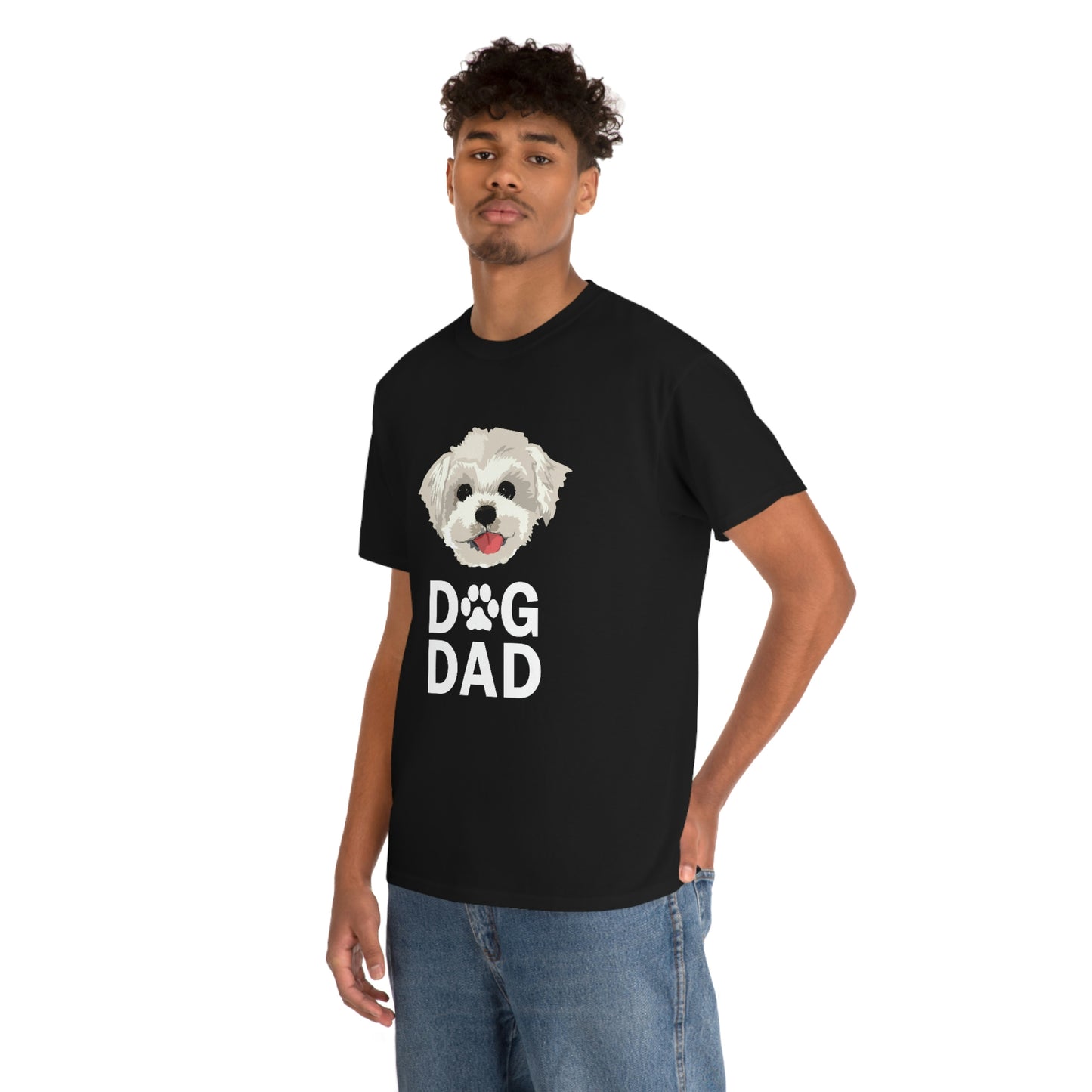 Malteese Dog Dad - Unisex Heavy Cotton Tee