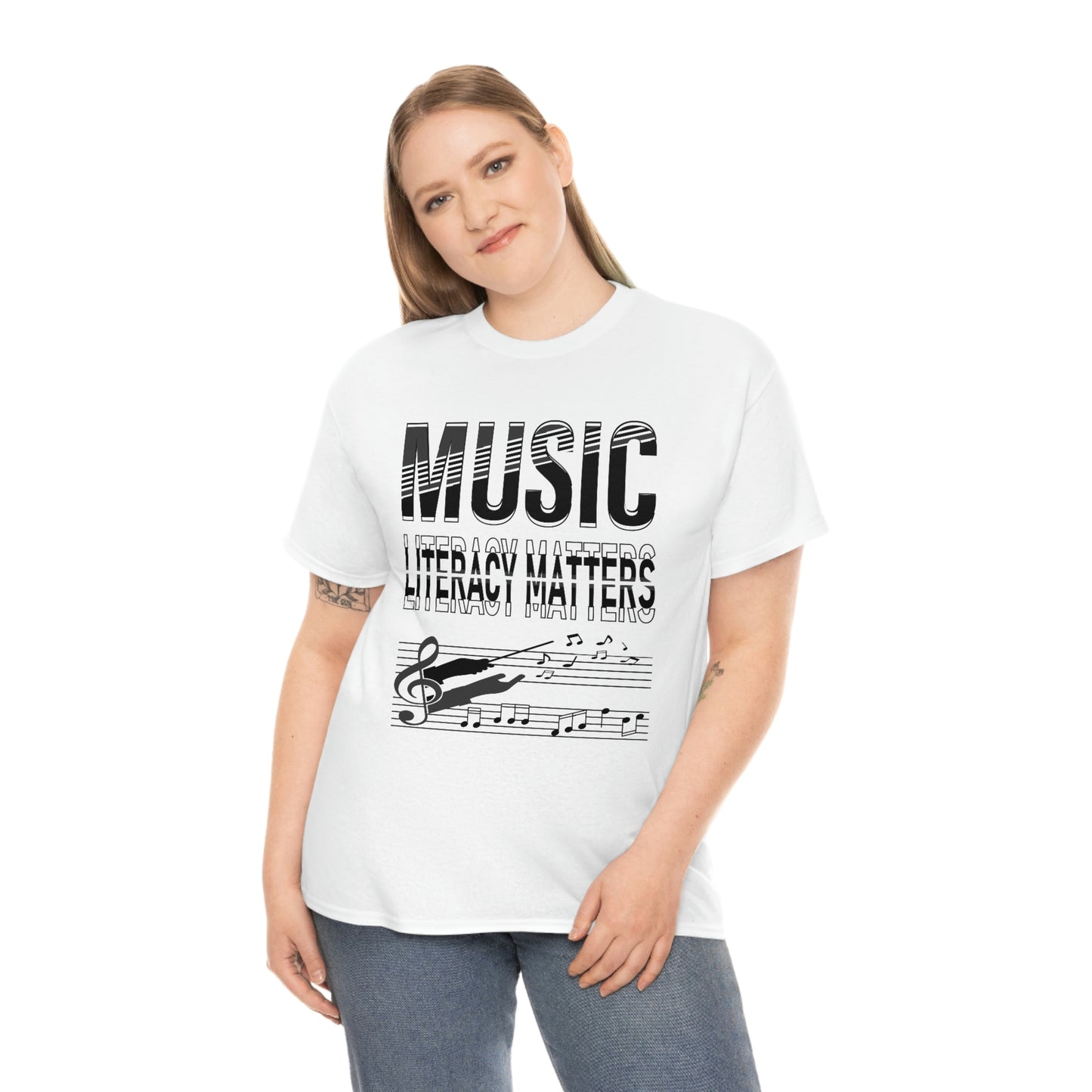 Music Literacy Matters - Unisex Heavy Cotton Tee