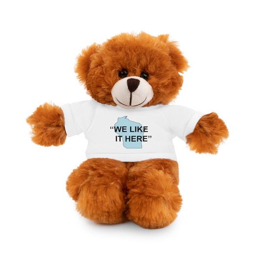 Wisconsin "We Like It Here" - Stuffed Animals with Tee