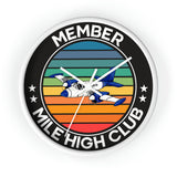 Mile High Club - Member - Circle - Wall Clock