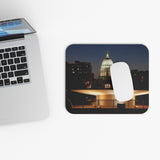 Wisconsin Capital At Night - Madison - Mouse Pad (Rectangle)