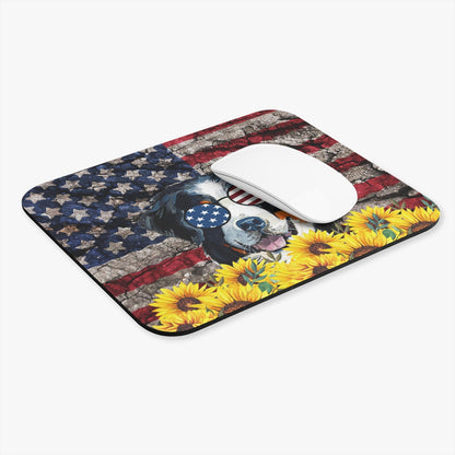 Patriotic Dog - Mouse Pad (Rectangle)