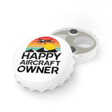 Happy Aircraft Owner - Retro - Bottle Opener