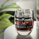 Mile High Club - Biplane - Black - Whiskey Glass