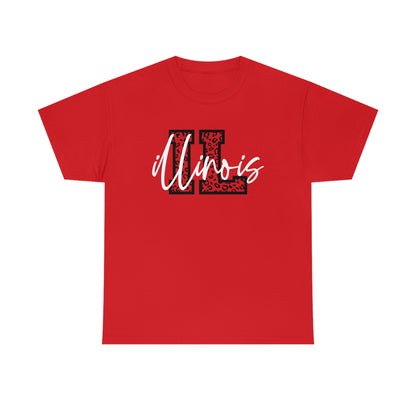 Illinois - IL - Unisex Heavy Cotton Tee