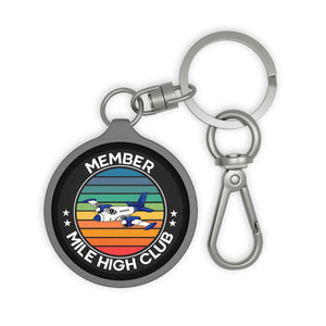 Mile High Club - Member - Circle - Keyring Tag
