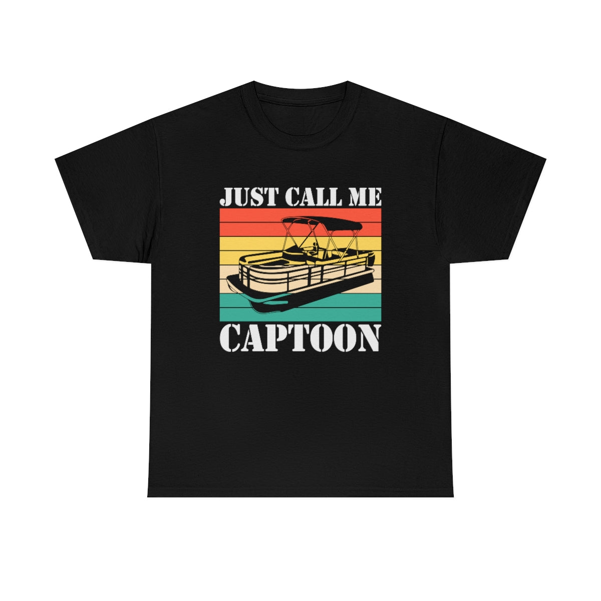 Just Call Me Captoon - Retro - Unisex Heavy Cotton Tee