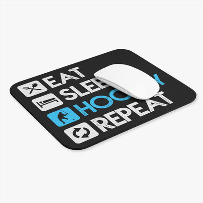 Eat - Sleep - Hockey - Repeat - Mouse Pad (Rectangle)