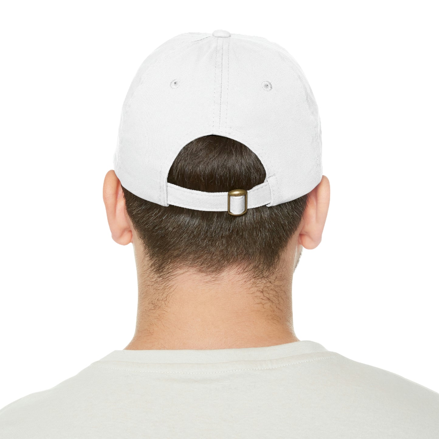 Mile High Club - Biplane - White - Dad Hat with Leather Patch