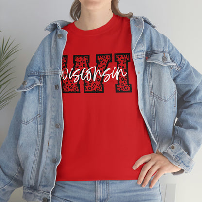 Wisconsin - WI - Unisex Heavy Cotton Tee