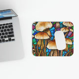 Mushrooms - Stained Glass - Mouse Pad (Rectangle)