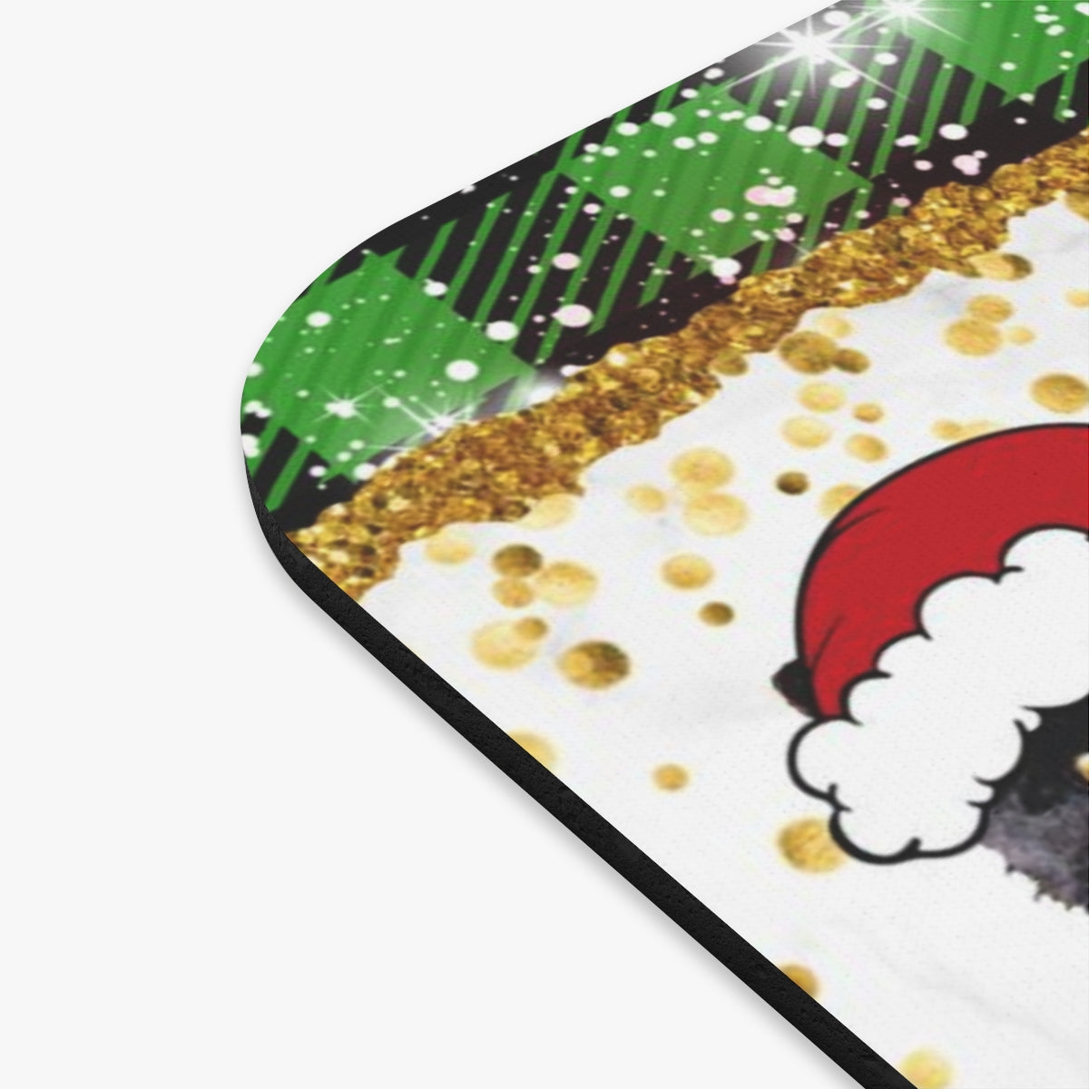 Black Cat Christmas - Mouse Pad (Rectangle)