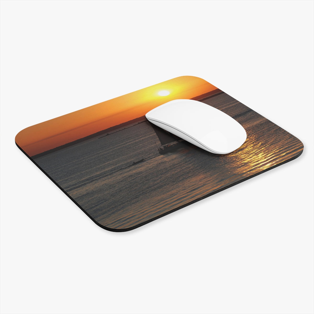 Sunset - Sailboat - Mouse Pad (Rectangle)