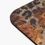 Brown Flower Cow - Mouse Pad (Rectangle)