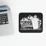 Morning Wood Campground - White - Mouse Pad (Rectangle)