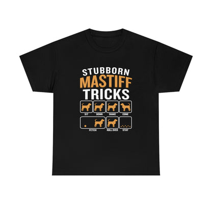 Stubborn Mastiff Tricks - Unisex Heavy Cotton Tee