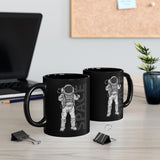 Astronaut - Space - 11oz Black Mug
