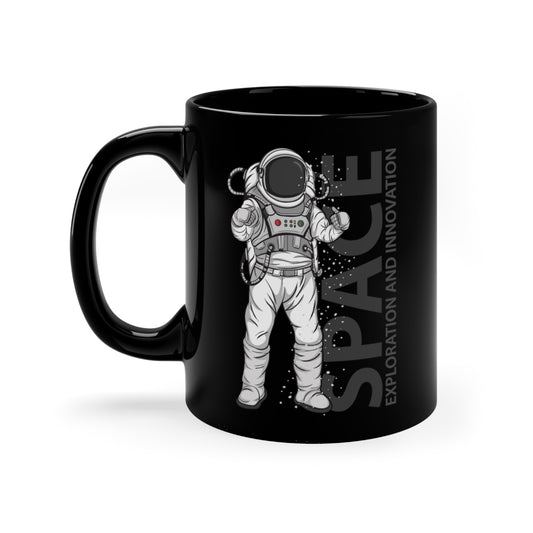 Astronaut - Space - 11oz Black Mug