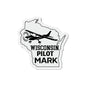 Wisconsin Pilot Mark - YouTube - Die-Cut Magnets