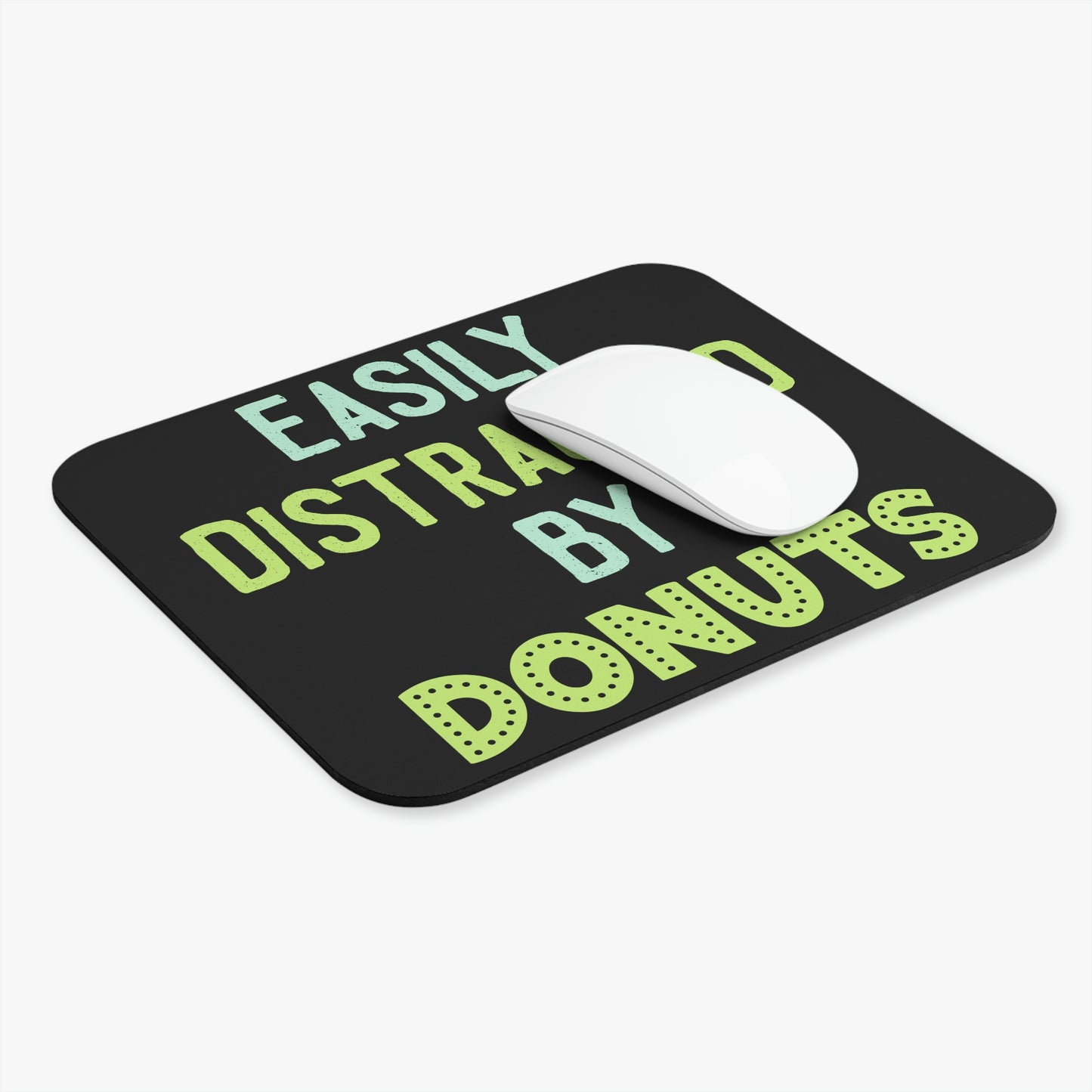 Easily Distracted By Donuts - Mouse Pad (Rectangle)