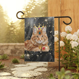 Cat - Crown & Jewels - 12" x 18" Garden Flag