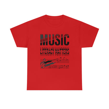 Music Literacy Matters - Unisex Heavy Cotton Tee